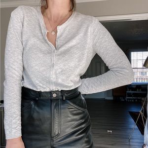 Hilary Radley, Medium, soft knit cardigan.